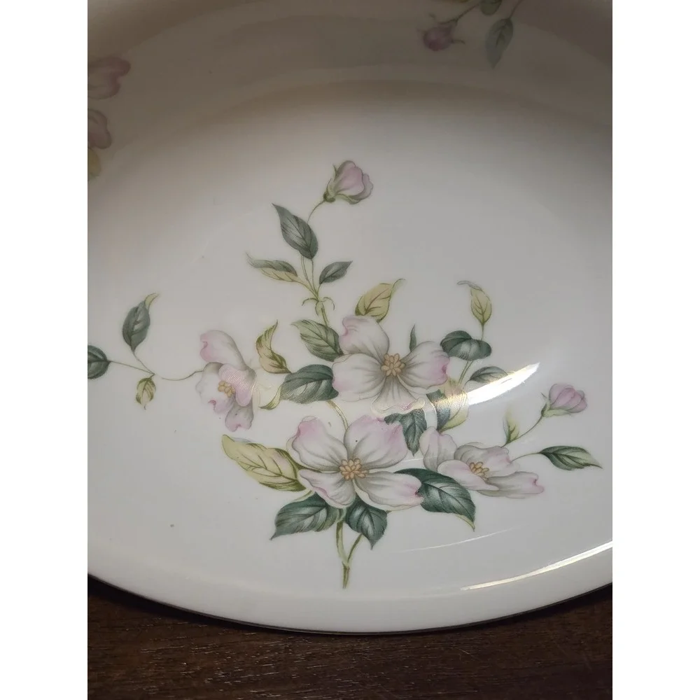 Vintage Sango Japan fine china oval serving Bowl 